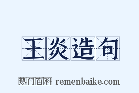 王炎造句是什么意思的图片